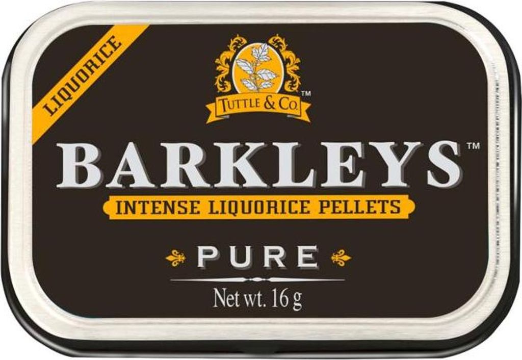 Barkleys Liquorice Pastillen würzig purer Lakritz Geschmack Produktbild 