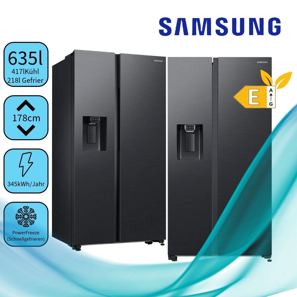 Samsung RS64DG53R3B1EF Side-by-Side freistehend Produktbild 6