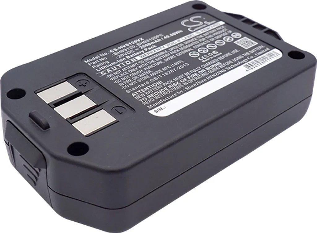 Batterie Hoover 0007350204042 pour Air Cordless 20V et Deluxe Stick