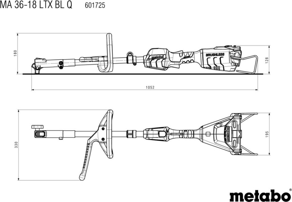 Metabo MA 36-18 LTX BL Q Akumulátorový multifunkčný pohon Obrázok produktu 