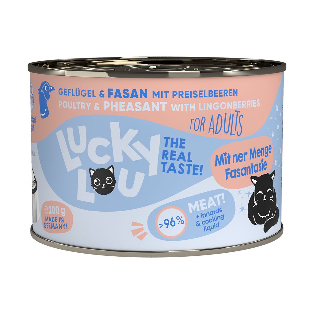 Lucky Lou Dose Lifestage Adult Geflügel & Fasan 200g