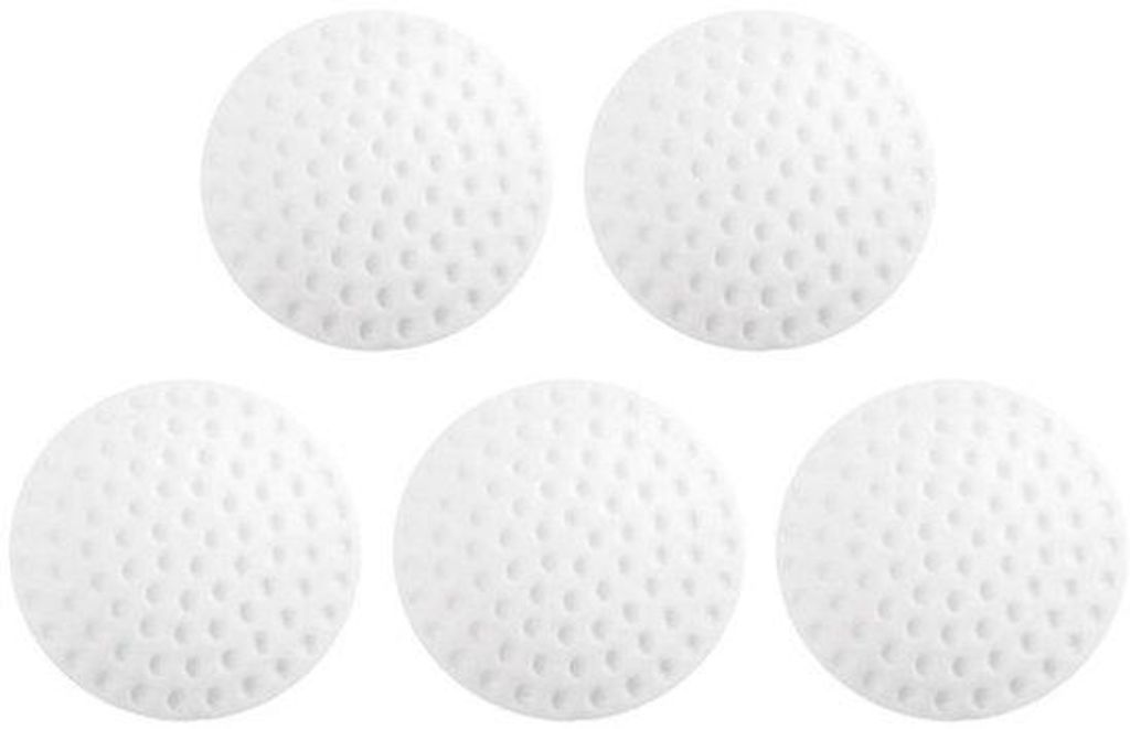 PVC-Stoßdämpfer - 5 Stück - Selbstklebend - Wand- und Türschutz - Türdämpfer - Geschikt für Wohn- und Bürogebäude - 5*1,2cm - Weiß