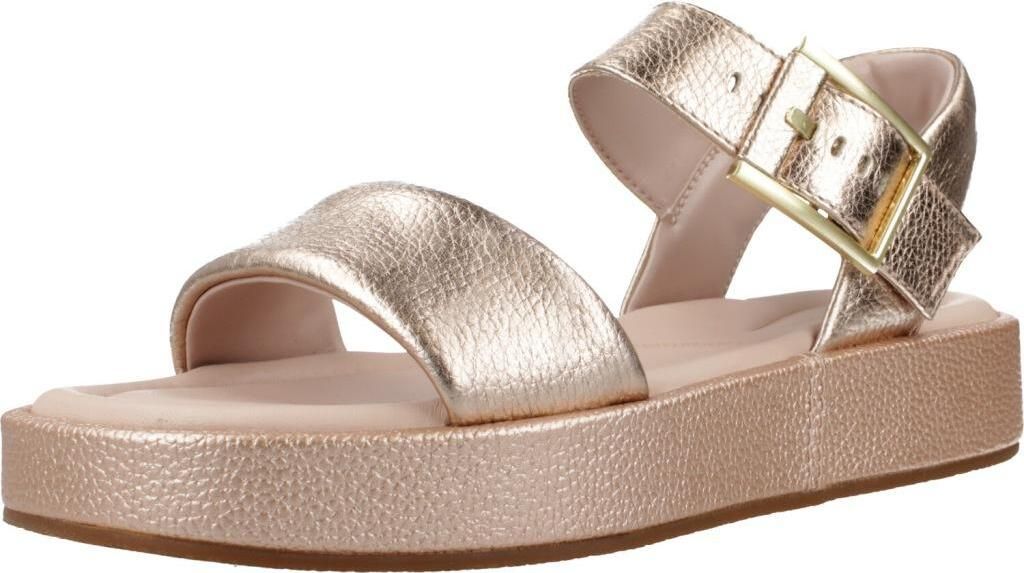 Clarks Sandalette Alda Strap, Glattleder, Gold, Damen