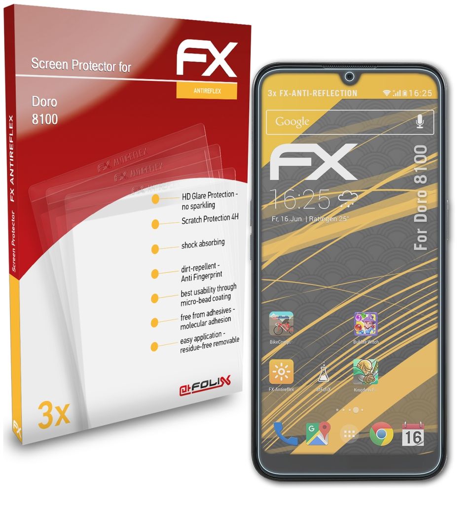 AtFoliX Panzerfolie Für Pentax K-30 – 3-fach Schutzfolie, Entspiegelt & Stoßdämpfend