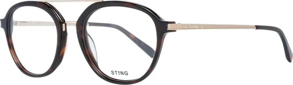 Monture optique Sting VST309 marron 52 mm, lunettes de vue élégantes
