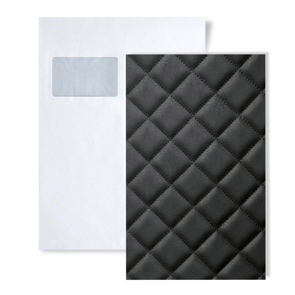 1 WallFace S-15029 ROMBO 40 NERO Leather Collection Immagine del prodotto 