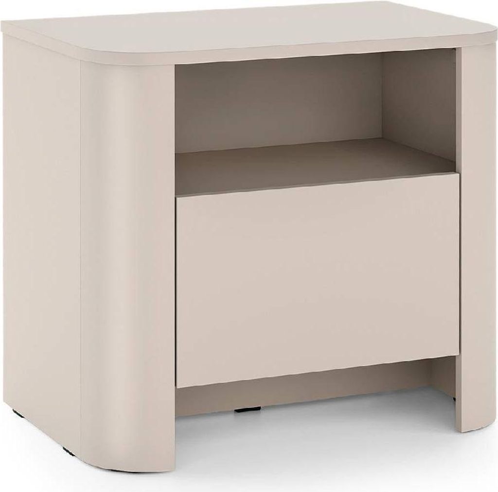 YOURHOUSE24 Nachttisch Bari S-58 51x52x38 cm Vicenza (Farbe: Kaschmir)