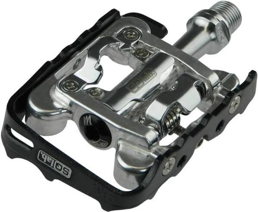 Pédale SQlab 502 Xlong axe +15 mm ergonomique pour grand pied et VTC