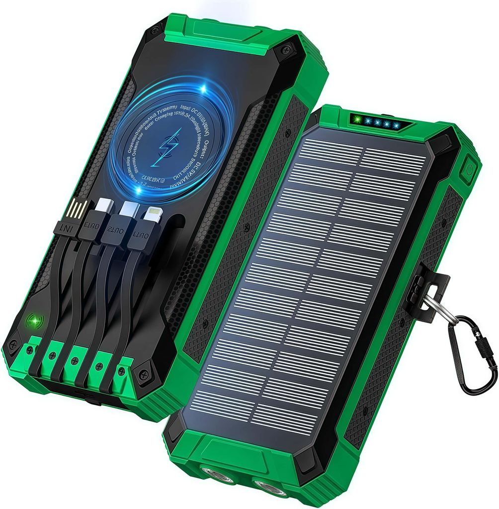 Solar Powerbank, 26800mAh Solarladegerät, 15W Produktbild 