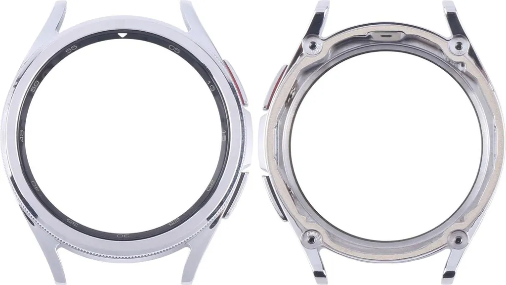 Cadre LCD Argent pour Samsung Galaxy Watch 6 Classic 43mm - Pièce Bezel