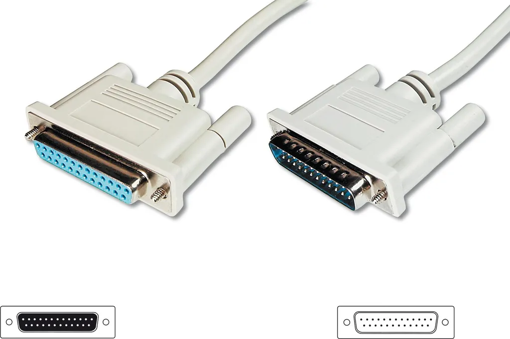 Cavo Prolunga Parallela DB25 DIGITUS 2m M/F - Standard IEEE 1284