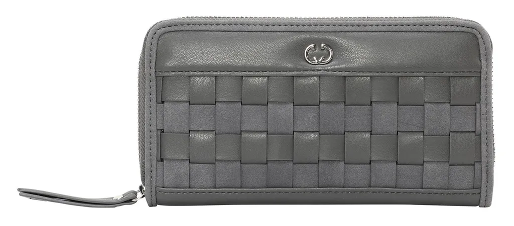 Porte-monnaie zippé LH13Z GERRY WEBER gris en textile synthétique chic