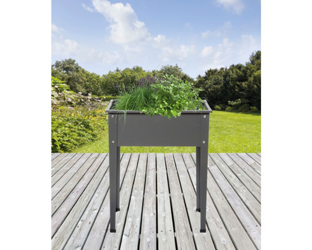 Hochbeet auf Stelzen Gr. 1 60 x 30 x 80 cm anthrazit