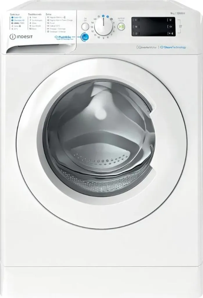 Lave-linge Indesit 9kg BWE 91295X : fini le linge humide et bruyant