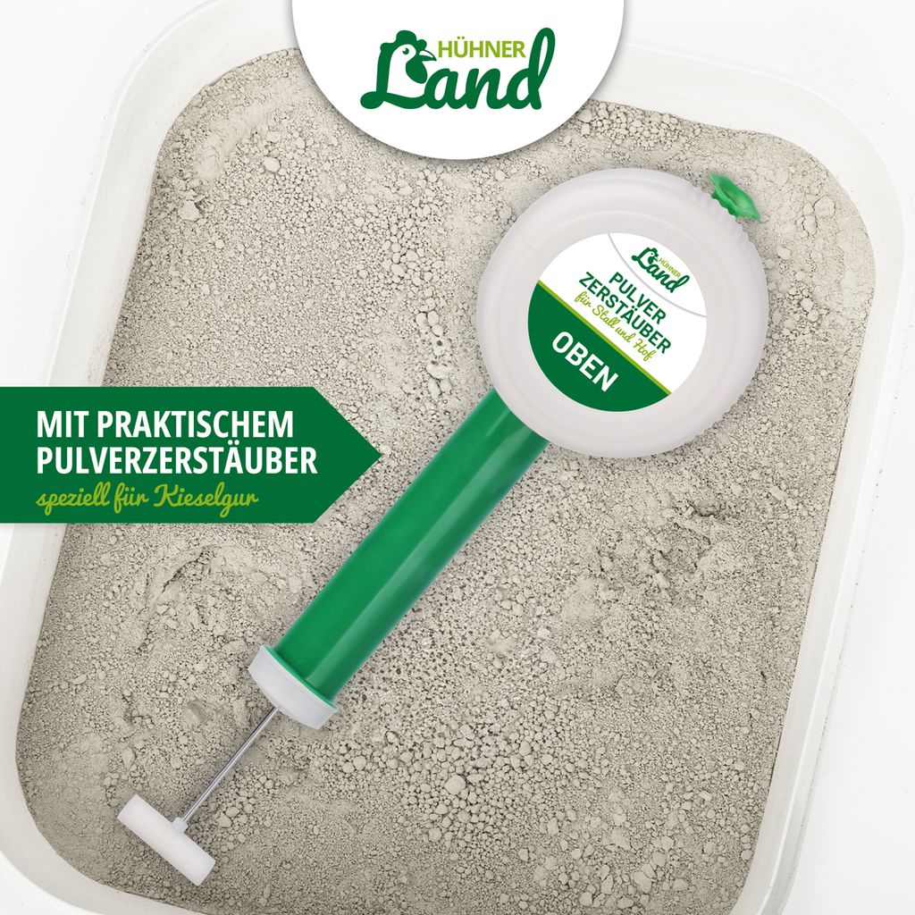 HÜHNER Land Kieselgur für Hühner 4,2kg INKLUSIVE Profi Produktbild 4
