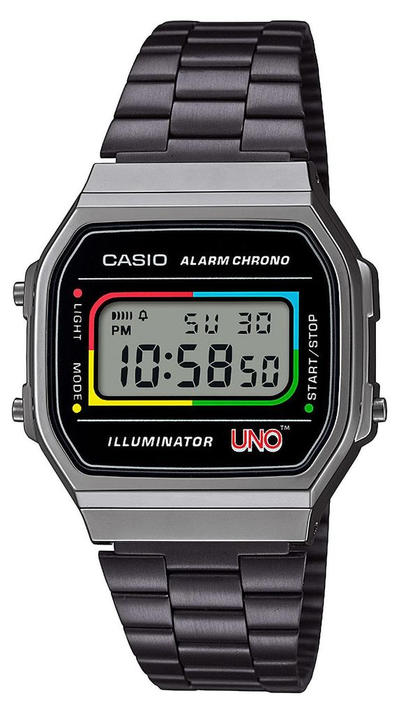 Casio Armbanduhr A168WEUC-1AER UNO™ Vintage digital Produktbild 