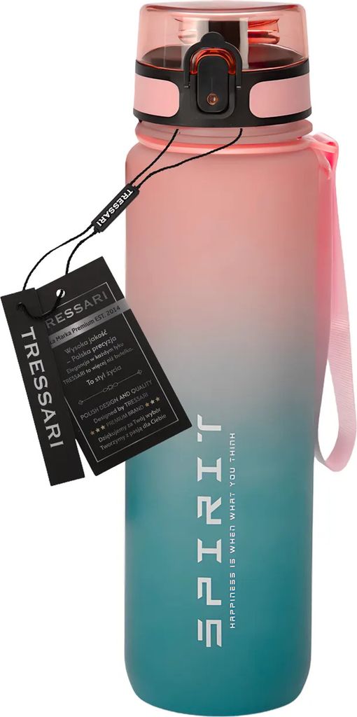 TRESSARI | Bottiglia da corsa senza BPA 1000 ml Borraccia Immagine del prodotto 