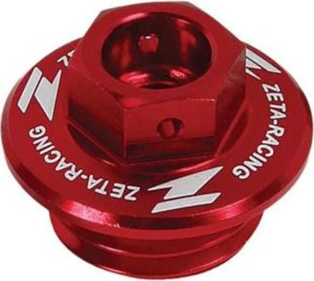 Zeta Racing ZE89-2210 Tappo Olio Rosso - Qualità CNC Superiore