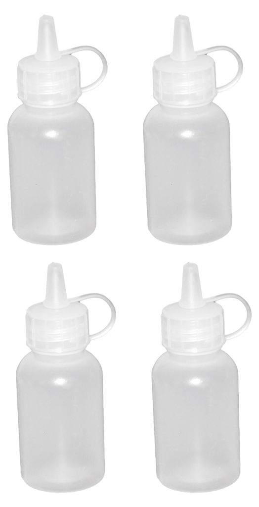 4 Mini Quetschflaschen 30 ml Soßenflasche, Dressingflasche, Produktbild 