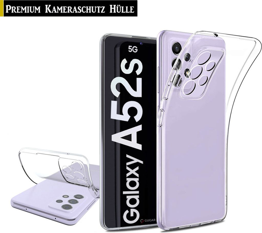 Für Samsung Galaxy A52s A52 4G 5G Handy Silikon Hülle Transparent Schutz Hülle Tasche Case Handyhülle Cover