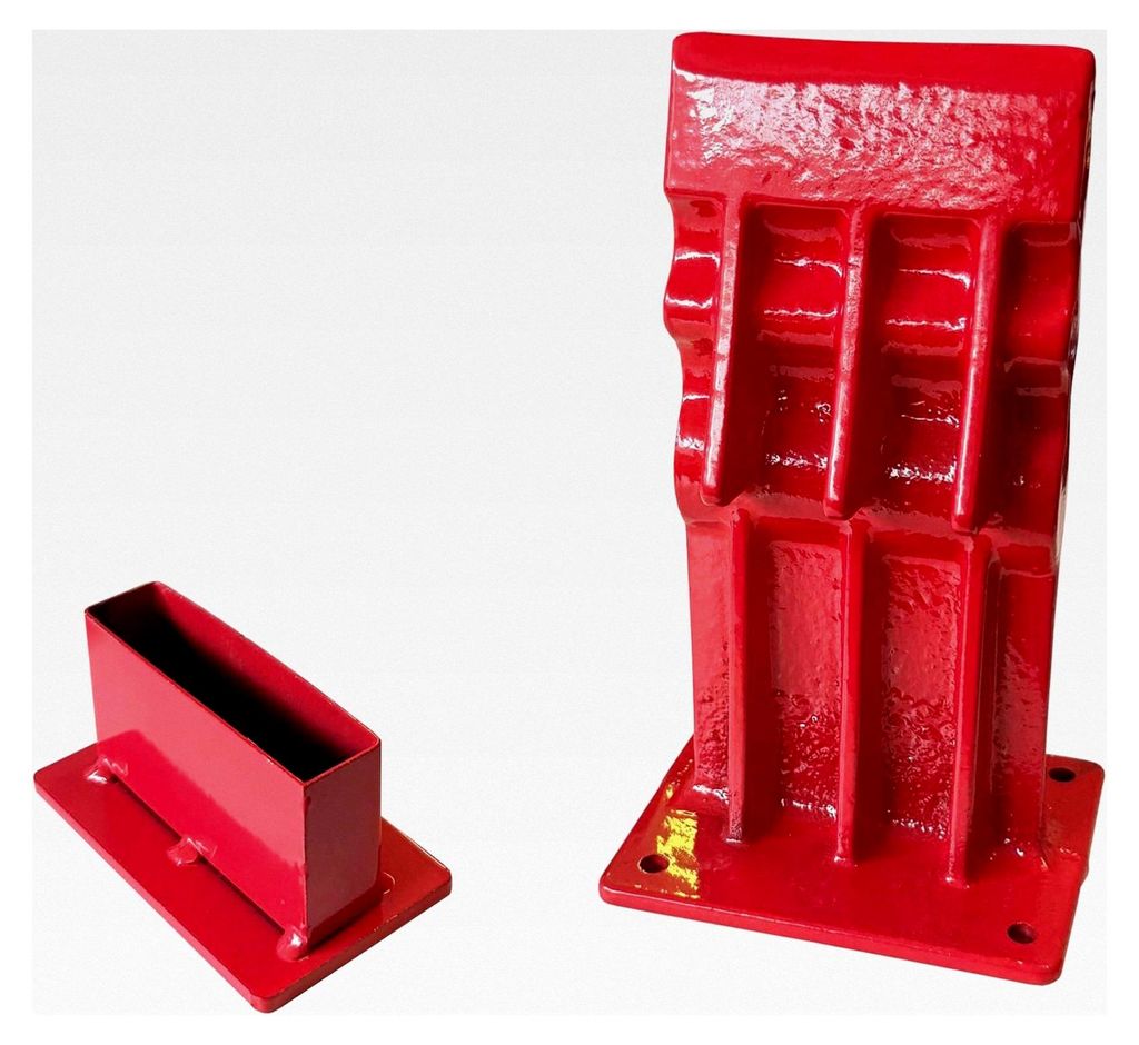 Robuster manueller Holzspalter aus Gusseisen mit 17,8 cm Spaltkeil für Heizholz