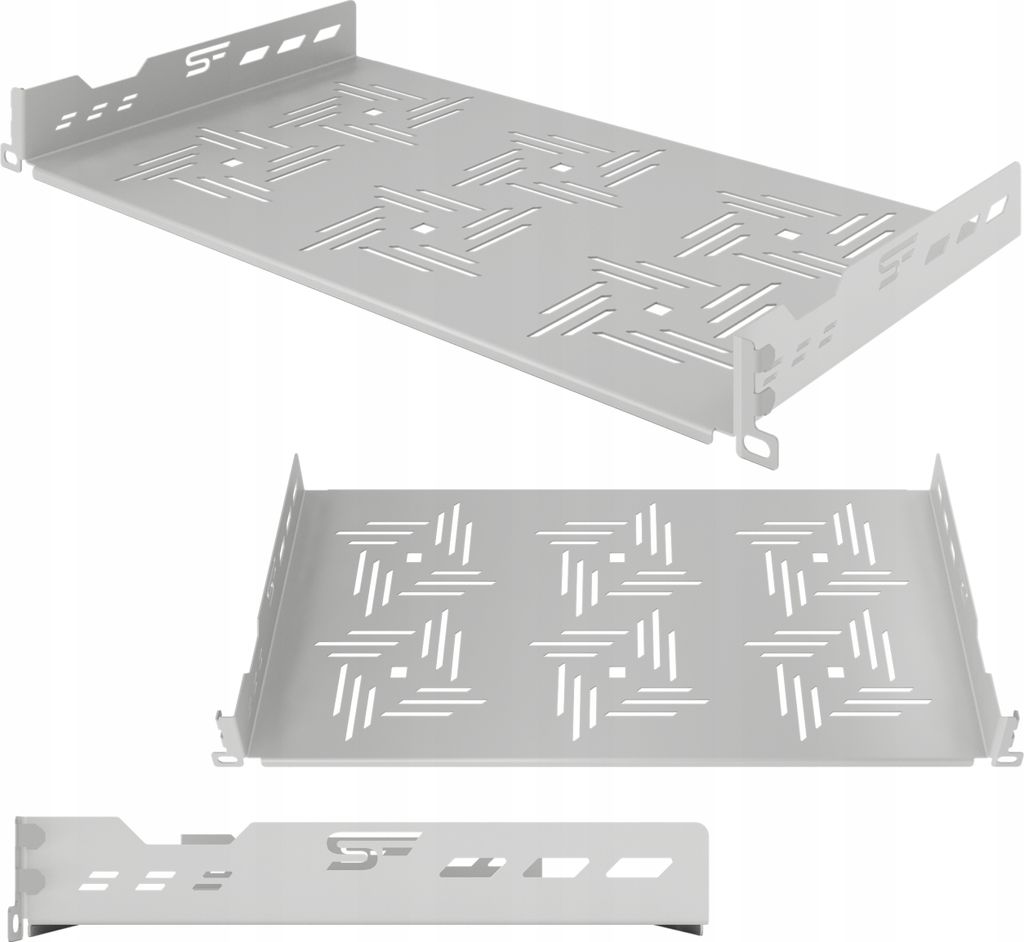Stalflex Server Fachboden 19 Zoll 1HE 250mm - Serverschrank Hergestellt