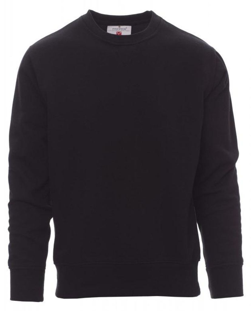 Sweatshirts gebürstet 280gr PAYPER ORLANDO SCHWARZ - 001083030814000M