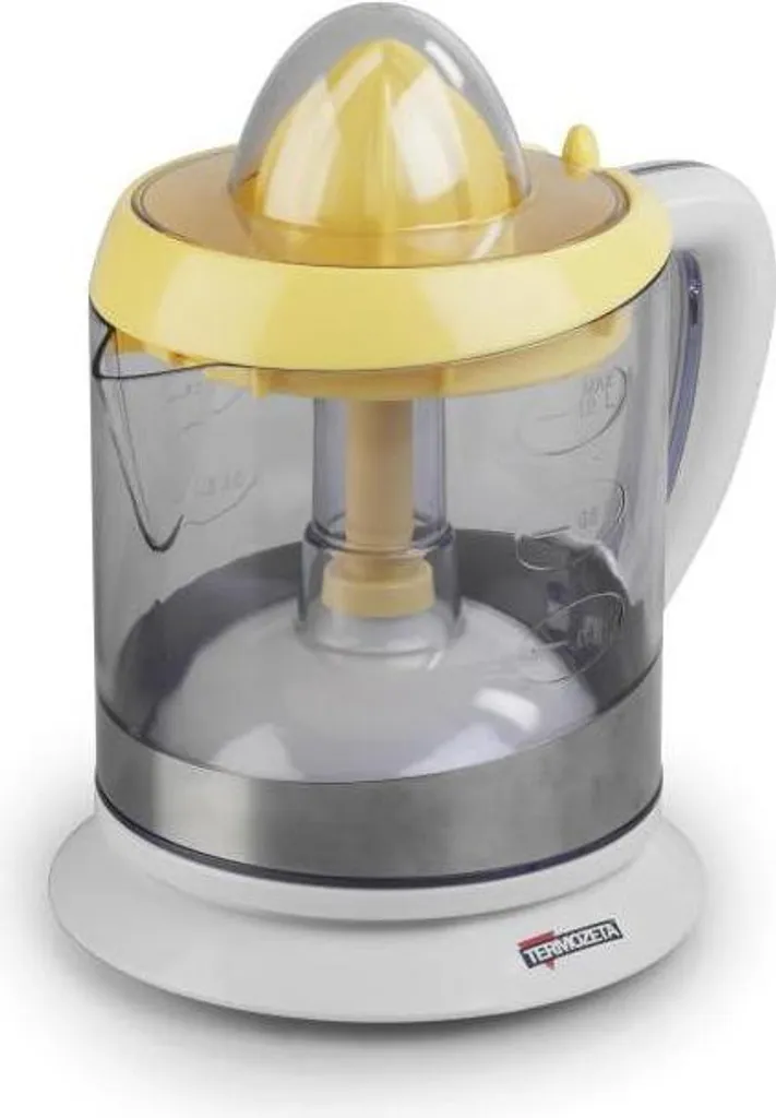 Presse-citron électrique Termozeta 76008 de 1,2 L et 40 W Blanc et Jaune