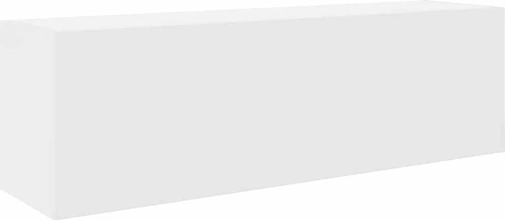 vidaXL Bad-Wandschrank Weiß 100x25x30 cm Holzwerkstoff