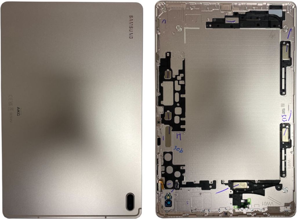 Akkudeckel Battery Cover für GH82-26854D Samsung Galaxy Tab S7 FE WIFI Pink