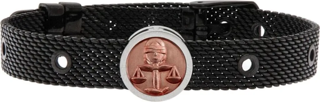 Talent Jewels TJA-2-05-02-2-215 Noir: Bracciale Maschile di Design