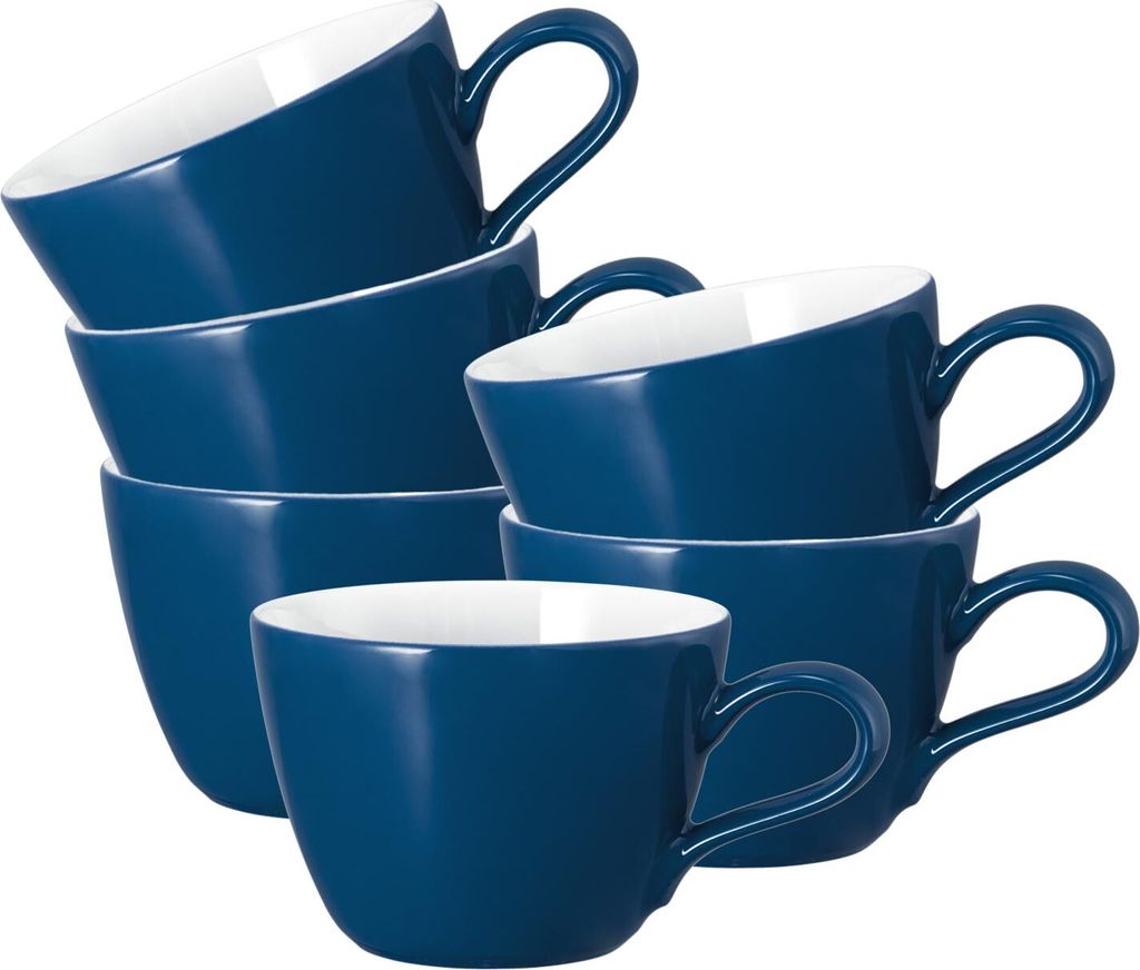 Seltmann Weiden Life Fashion Kaffeetasse 240 ml 6er Set Classic Blue