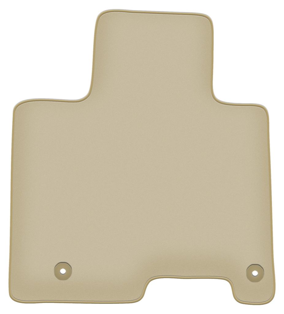 Fahrerfußmatte Velours PREMIUM beige passend für Kia Sportage V (2021-, SUV) – mit Befestigungen – passgenau