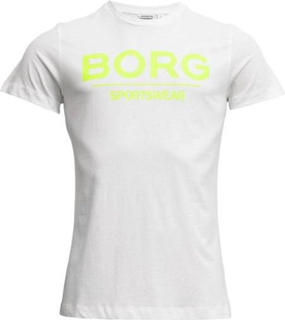 Björn Borg - Herren - Samir T-Shirt - Gelb/Weiß - Gr. L