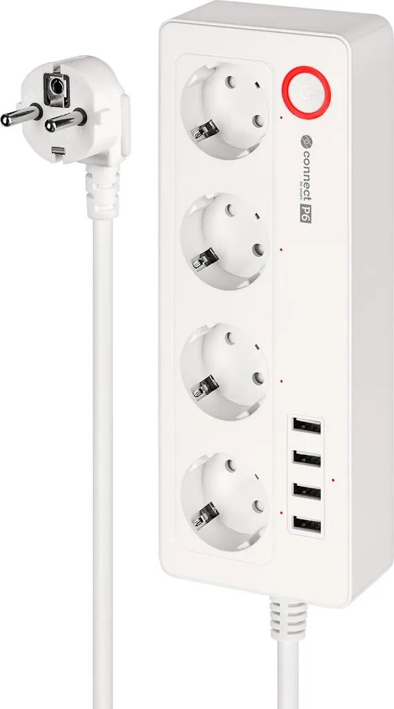 Multiprise 4 prises Tuya : fini le manque de ports USB avec câble 1,5m