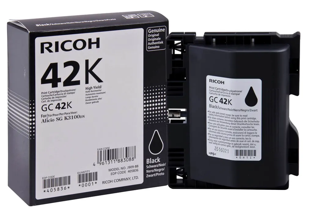 Ricoh GC 41KH Noir : Cartouche pour Impression de Documents Pro - 4