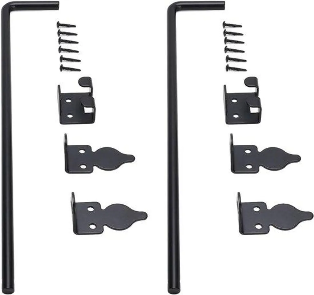Système de verrouillage à rotin et ancrages 45 cm - Double sécurité portail