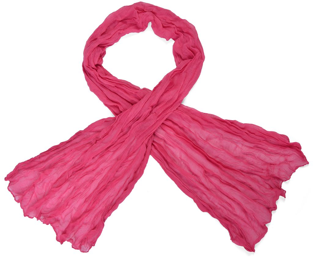 Crinkle Schal Offen Pink Produktbild 