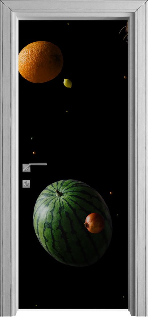 Tür Selbstklebende 80x210 cm Türfolie Türtapete Klebefolie - Frucht des Planeten