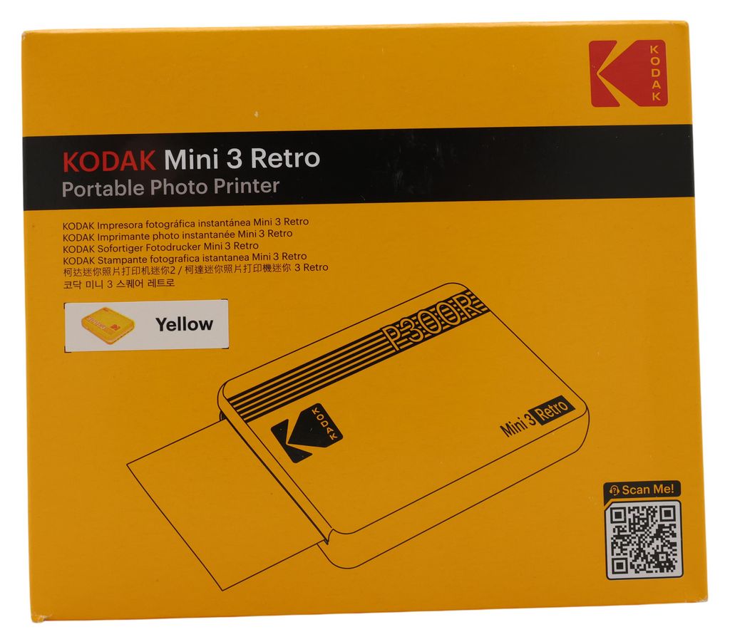 Kodak Mini 3 Square Retro gelb, CMOS, Produktbild 