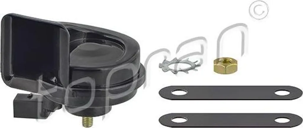 TOPRAN 111 072 Clacson 12V OE 1K0951223A per VW Golf V VI e Audi Q3