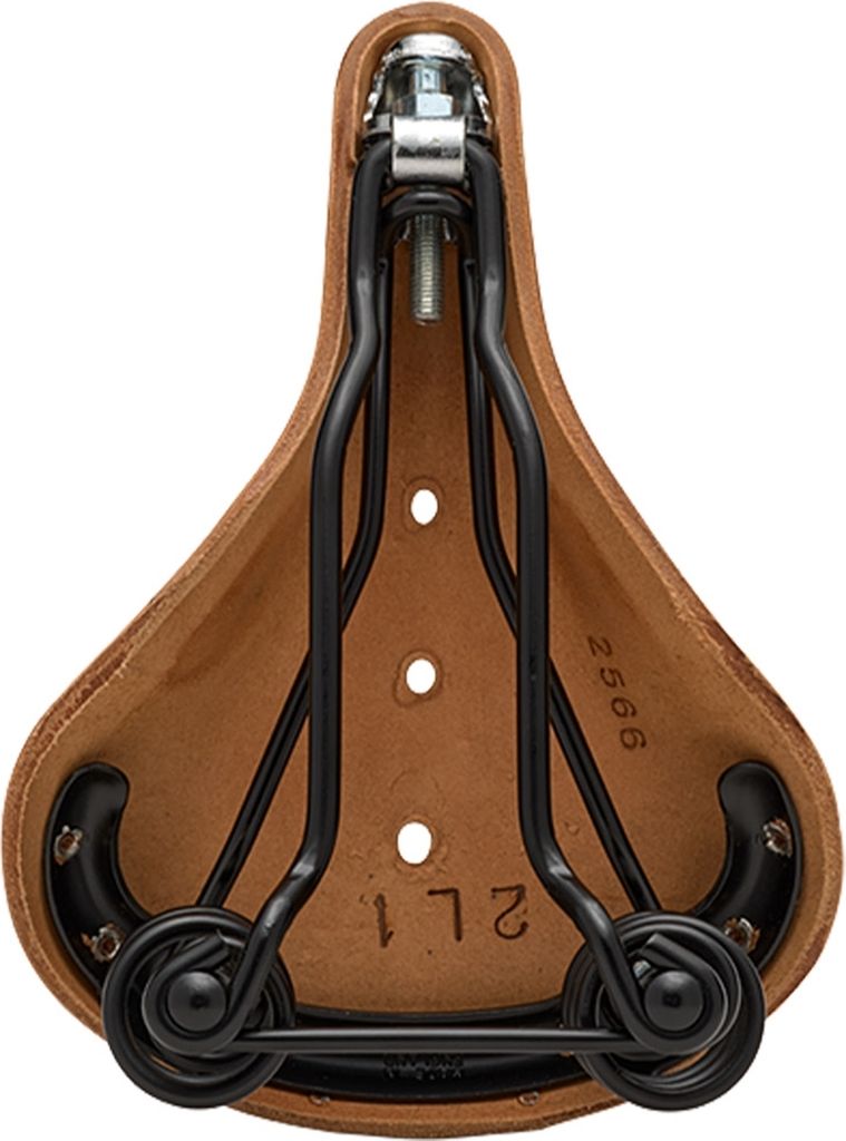 Selle De Vélo Cuir BROOKS Flyer Pour Femmes - Couleur Miel, à Ressorts, Neuve (marron Clair)