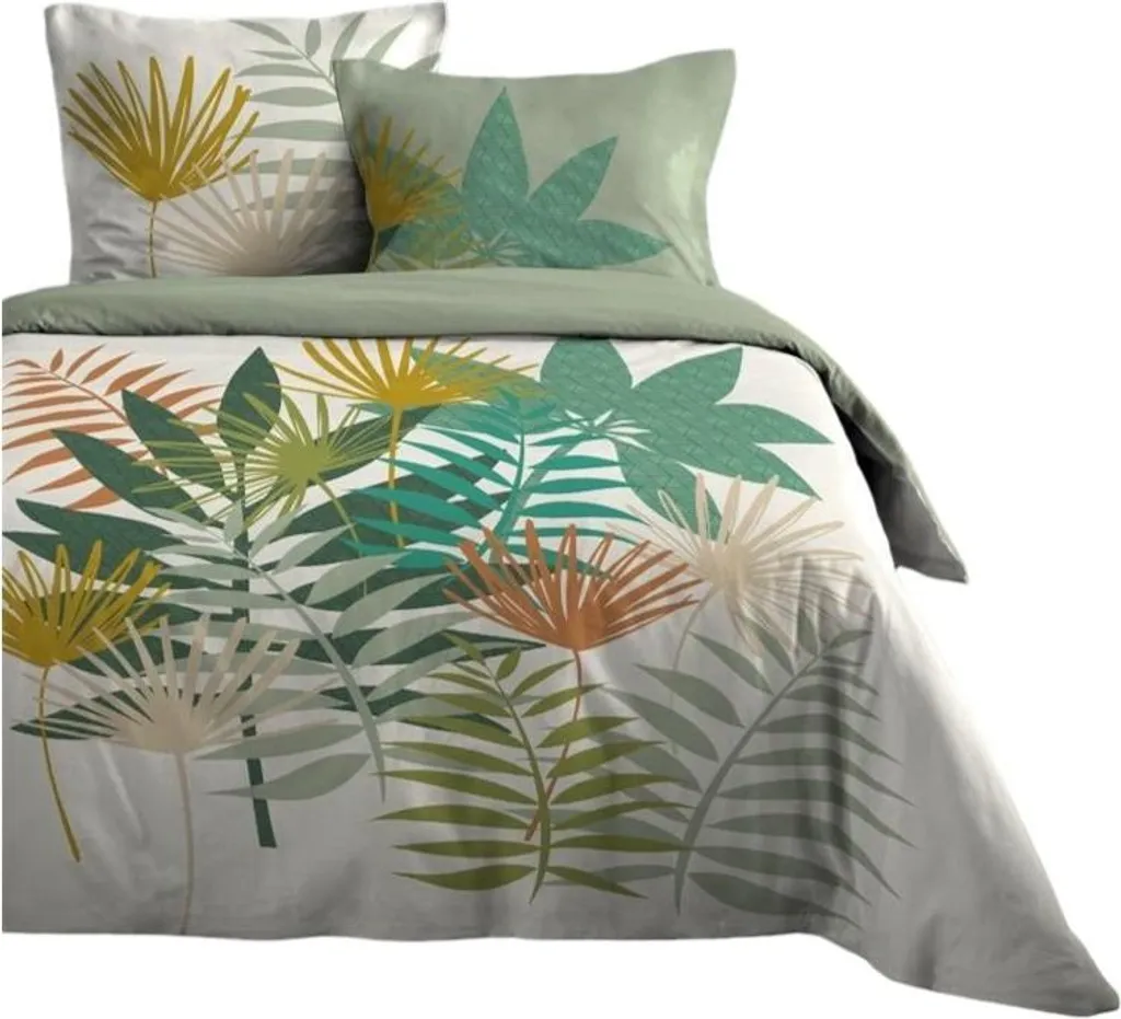 Housse de couette Giovanna Tropicale 220x240 - Parure de lit Coton