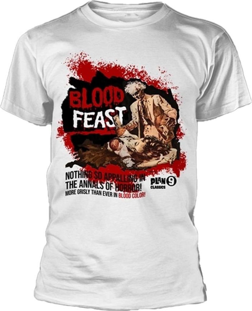 Plan 9 - "Blood Feast" T-Shirt für Herren/Damen Uni PH4762 (S) (Weiß)