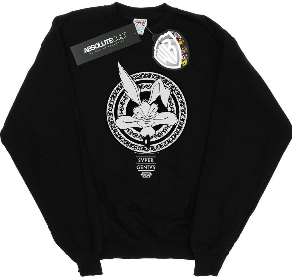 Looney Tunes - "Super Genius" Sweatshirt für Herren BI32879 (5XL) (Schwarz)