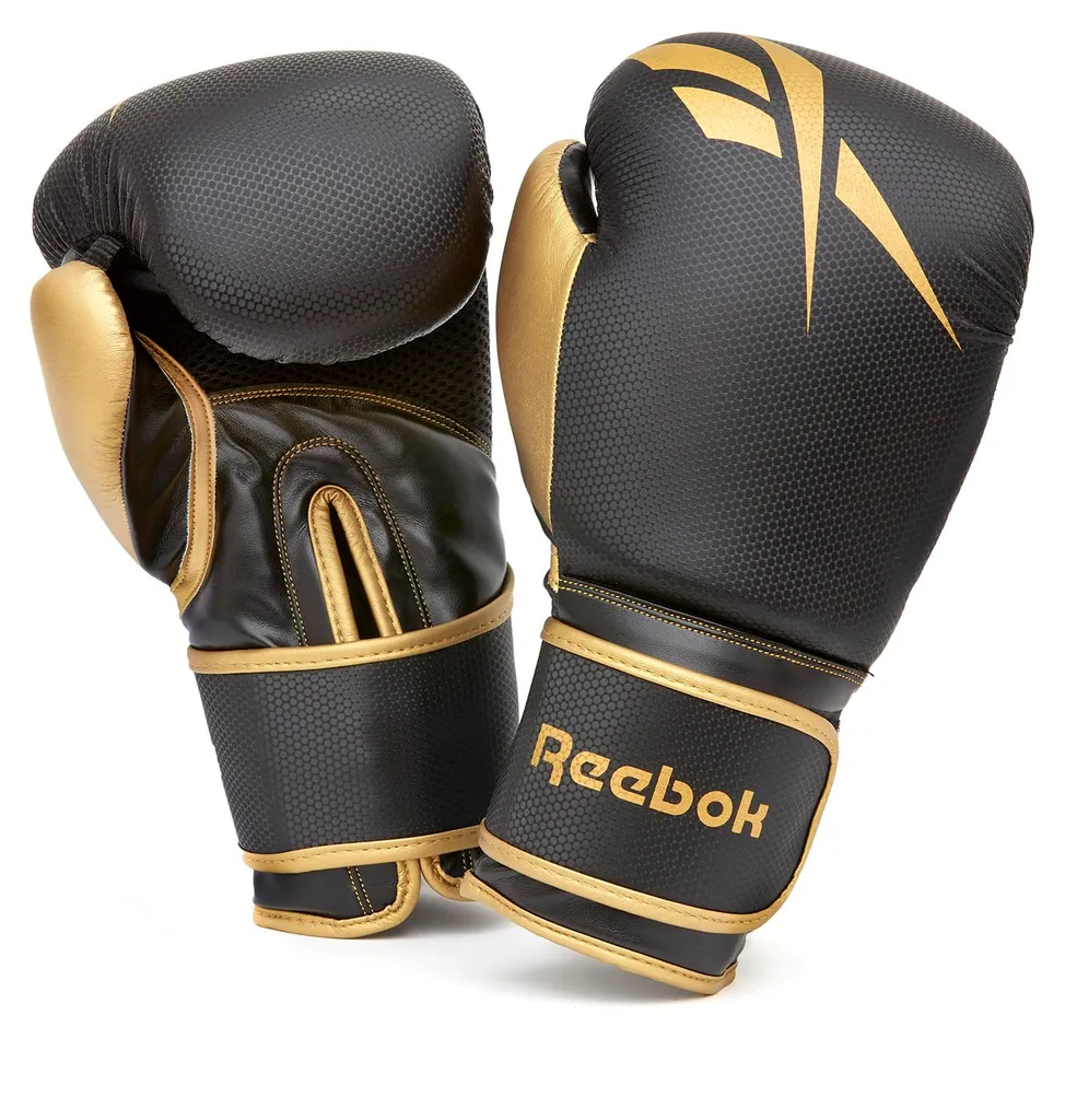 Gants de boxe Reebok 12oz de kickboxing avec mousse de protection