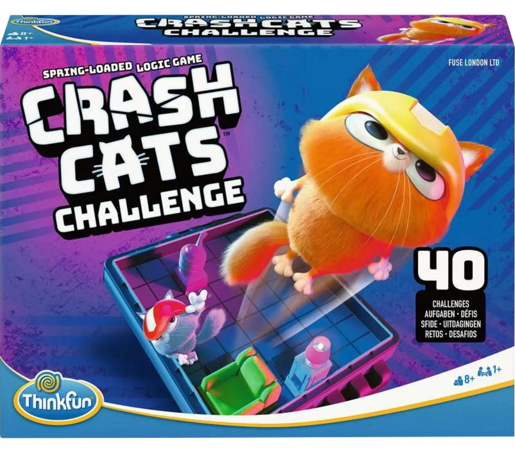 Casse-tête Crash Cats Challenge ThinkFun : Jeu Éducatif de Placement