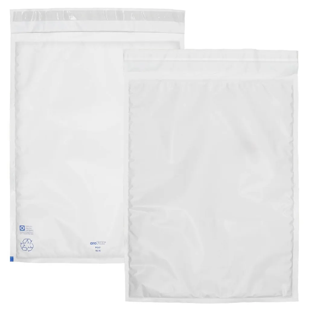 Pochette Expédition à Bulles DIN B3 Imperméable en Plastique Blanc x50