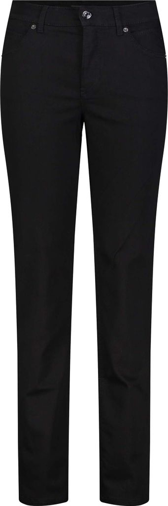Mac - Damen 5-Pocket Jeans, Melanie (5040), Größe:W36, Länge:L28, Farbe:black black (D999)