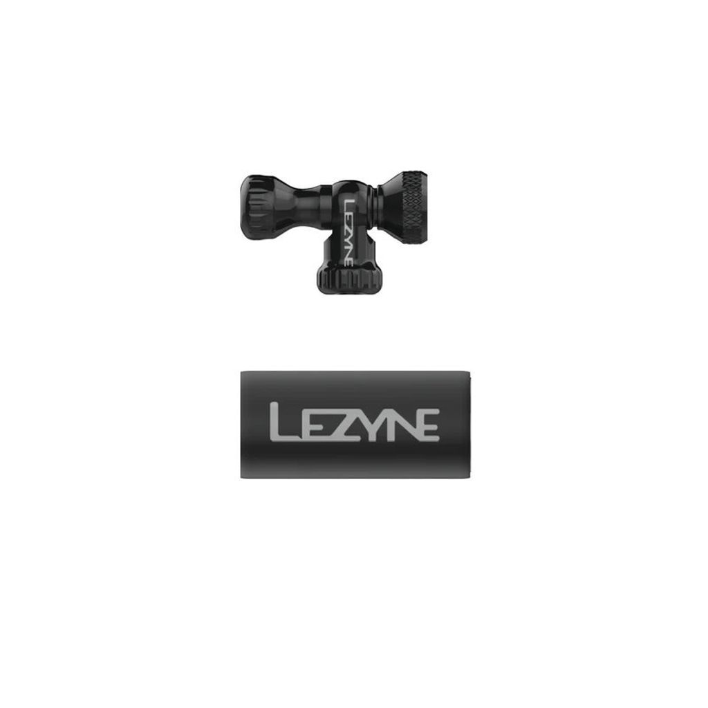 Lezyne Control Drive Head Only Neoprene Black/Hi Gloss CO2-Pumpe